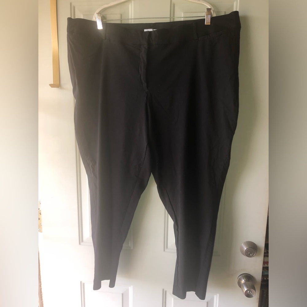 Lane Bryant black Curvy Allie career ankle pants size 28
